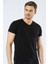 Erkek T-shirt V Yaka 5
