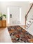 Yıkanabilir Halı Kaymaz Taban Bambu Halı Etnik Renkli Patchwork Desenli Salon Halısı Mutfak Halısı ve Yolluk 2