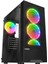 Dusk Peak 600W Temperli Camlı 4*12CM Rgb Fan Atx Mid-T Gaming Oyuncu Kasası 1