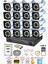 16 Kameralı 5mp Lens 1080P 2mp Color Görüntü 8 Warm LED Gece Görüş Fullhd Güvenlik Kamera 5520W 500 1