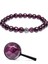 Sertifikalı Gümüş Aparatlı Fasetli Doğal Lal Granat Garnet Taşı Bileklik 2
