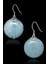 Sertifikalı Larimar Taşı Doğal Taş Küpe - 1.kalite 2