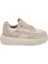 Bej Hakiki Deri Kadın Sneaker - K23S1AY66914-D6P 3