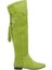 Yeşil Hakiki Süet Deri Kadın Klasik Çizme - K23K1CM66989-O48 5