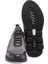 Gri Deri-Tekstil Erkek Sneaker - E23S1AY56394-S1P 4