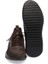 Kahve Deri-Tekstil Erkek Sneaker - E23S1AY56388-A24 4