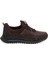 Kahve Deri-Tekstil Erkek Sneaker - E23S1AY56388-A24 3