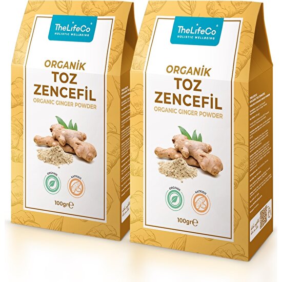 The LifeCo Thelifeco Organik Toz Zencefil 100 G x 2