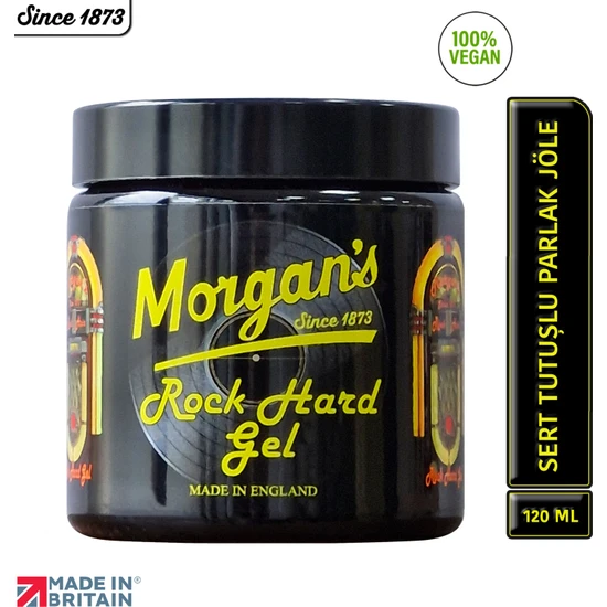 Morgan's Pomade Rock Hard Gel - Sert Tutuşlu Şekillendirici Jel 120 ml