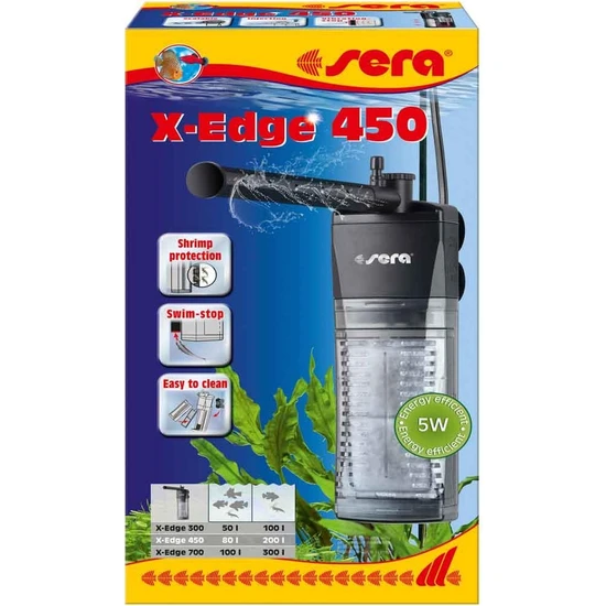 Sera X-Edge 450 Akvaryum Köşe İç Filtre