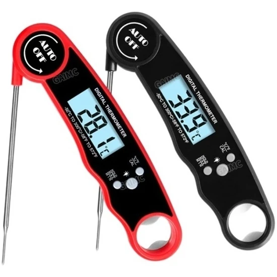 Airenk Gıda Dijital Ekran Termometresi Barbekü Barbekü Et Termometresi Prob Tipi Sıcaklık Ölçüm Kalemi (Yurt Dışından)