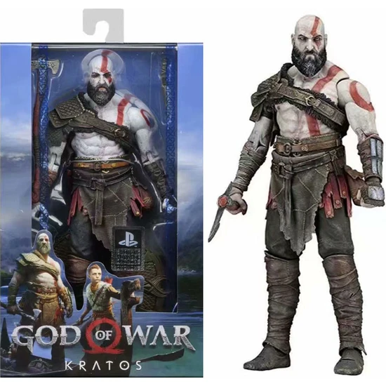 Cingo Neca God Of War 4 Kratos Hareketli Figür Modeli 18CM (Yurt Dışından)