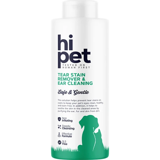 HiPet Köpek Göz Çevresi/ Gözyaşı Lekesi Temizleme/ Kulak Temizleme Solüsyonu 120 ml
