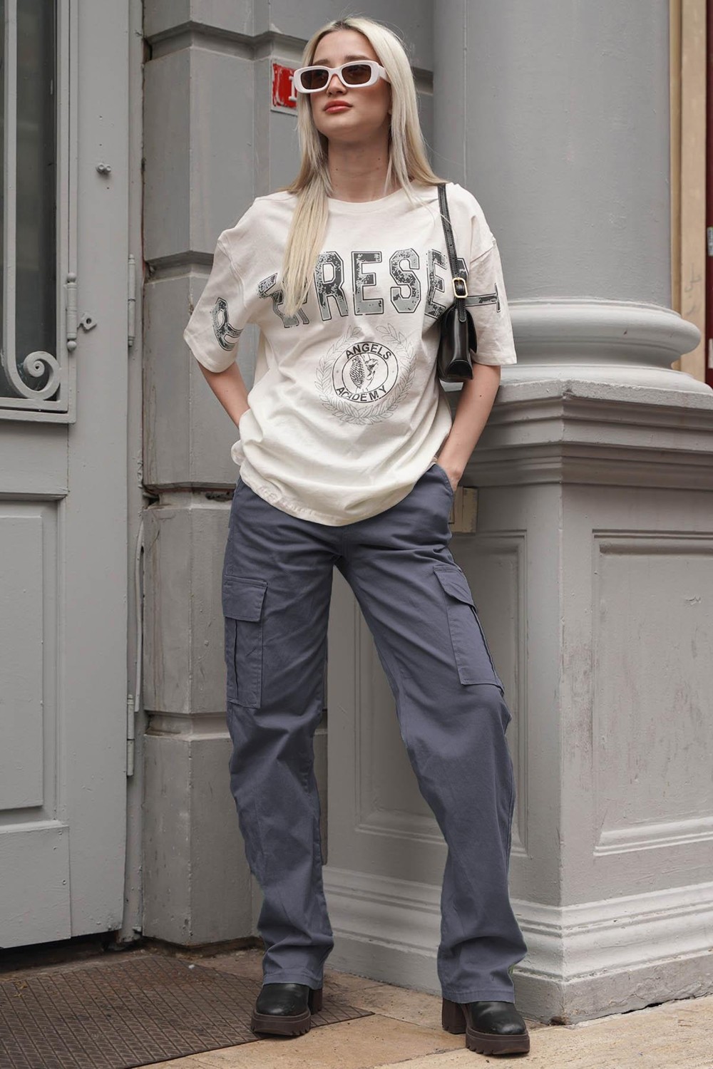 Madmext Camel Cep Detaylı Kargo Pantolon MG1602 görsel 6