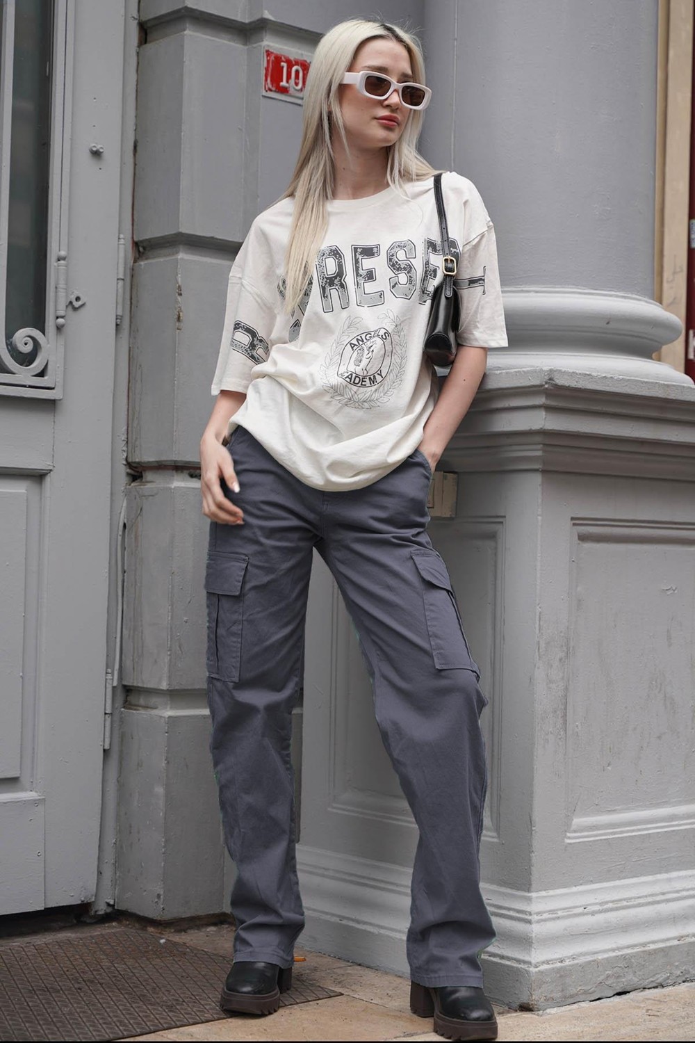 Madmext Camel Cep Detaylı Kargo Pantolon MG1602 görsel 7