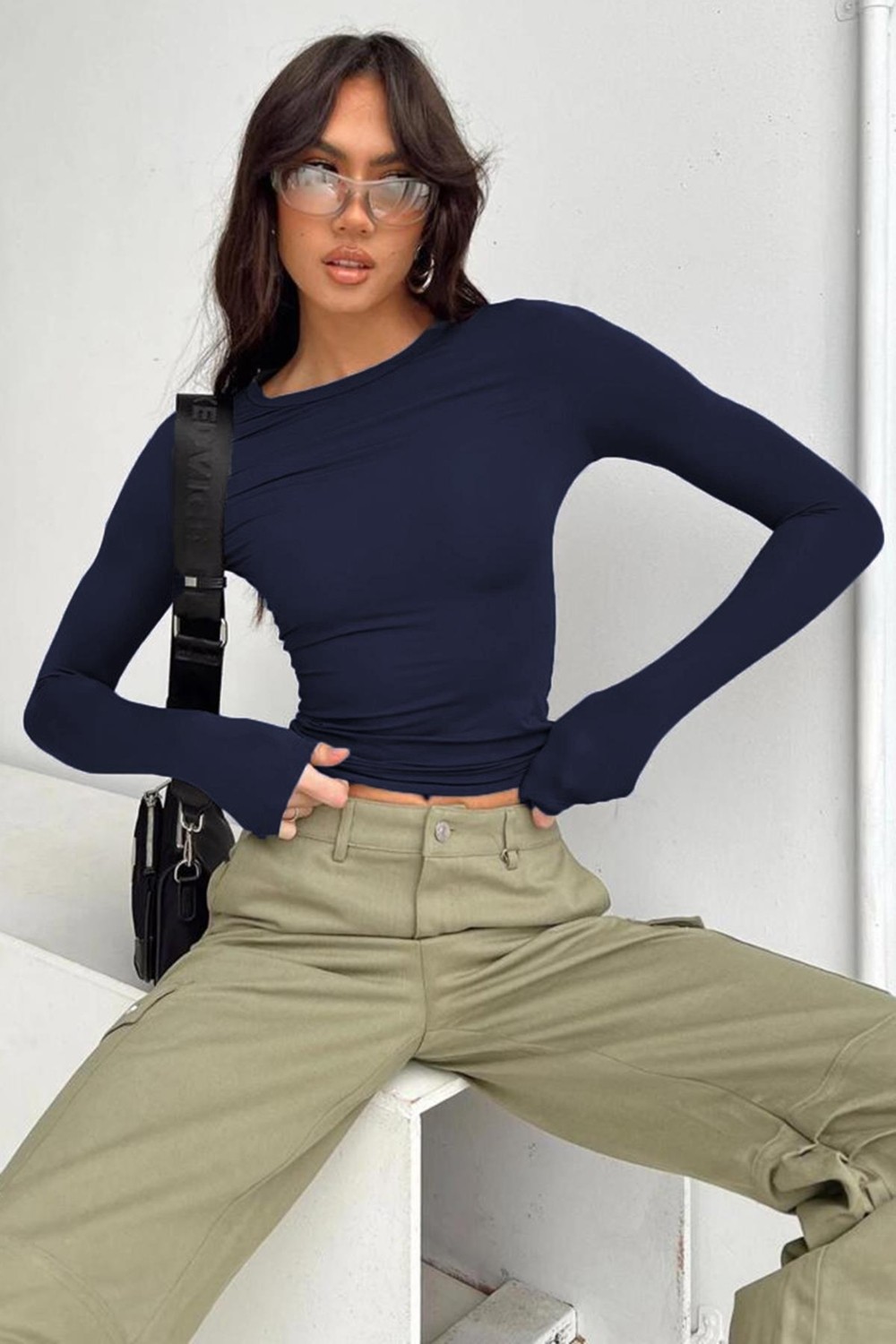 Madmext Kadın Bordo Uzun Kollu Body Bisiklet Yaka M Kalıp %95 Polyester Günlük Stil
