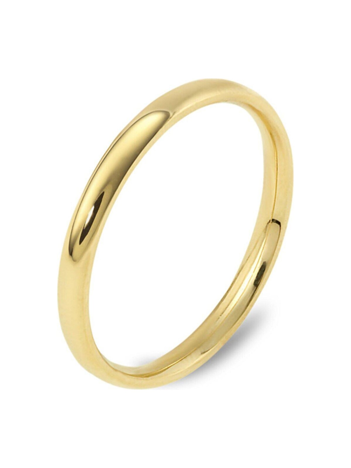 Takı Dükkanı 3mm İnce Bombeli Parlak Erkek Kadın Unisex Çelik Alyans Yüzük cl27 - Görsel 4