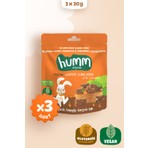 Humm Organic - Organik Glutensiz Vegan Havuçlu ve Tarçınlı Kek Atıştırmalık Paketi - 3 Adet