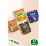 Humm Organic Organik Vegan Puf & Glutensiz Kek Atıştırmalık Paketi - 4 Adet (4 Çeşit)