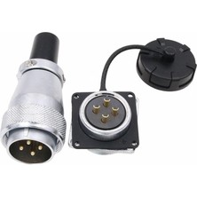 Motorobit TPWS28 4 Pin 28MM Su Geçirmez Konnektör Takımı