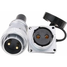 Motorobit TPWS20 2 Pin 20MM Su Geçirmez Konnektör Takımı