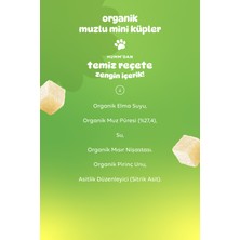 Humm Organic - Organik Glutensiz Vegan Muzlu Mini Küpler Atıştırmalık Paketi - 6 Adet