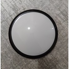 Nisaluce LED Tavan Glop Banyo-Balkon-Tuvalet  Aydınlatması Lamba Armatür Siyah