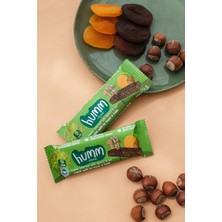 Humm Organic - Organik Vegan Kayısılı ve Fındıklı Yulaf Bar Atıştırmalık Paketi - 12 Adet