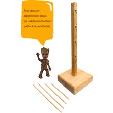 Ahşap Takılık Takı Askısı Organizer Çam