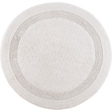 İrya Puffed %100 Pamuk Banyo Paspası Ekru 100x100