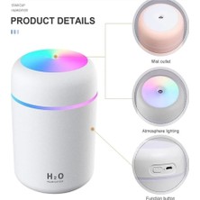 Global GB H2O Humidifier Global H2O 300 ml Ulrasonik Hava Nemlendirici ve Aroma Difüzörü H2O