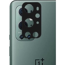 Microcase Oneplus 9 Pro ile Uyumlu Kamera Lens Koruma Halkası - Kapalı Tasarım Siyah