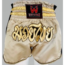 Whiteface Muay Thai Elite Şort (Sütlükahve-Siyah)