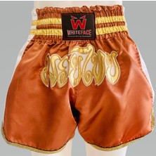 Whiteface Muay Thai Elite Şort (Kahve (BAKIR)-Beyaz)