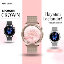 Spovan Papillon Crown Amoled Sesli Görüşme Kadın Akıllı Saat