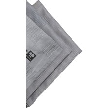 Silver Home Mikrofiber 3lü Dekoratif Cam Bezi 42X68CM -Gri