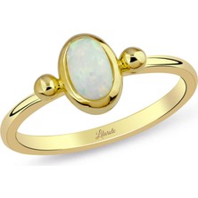 Lilarote Opal Taşlı Altın Yüzük