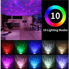 Beyhan LED Projektör Yıldızlı Gökyüzü Galaxy Light Uzaktan Kumandalı/ Bluetooth Müzik Çalar/ Disko Topu