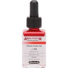 Schmincke Aero Color Akrilik Mürekkep 28 ml 306 Brilliant Red