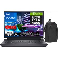 Dell G16 7630 Intel Core I7 13700HX 96GB DDR5RAM 2tb SSD 8gb RTX4060 16 Inç 165Hz Qhd+ WINDOWS11PRO Taşınabilir Bilgisayar G7630240101027+WEBLEGELSINÇANTA