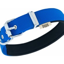 El-Biz Doggie Konfor Dokuma Boyun Tasması Royal Blue 3.0 x 55 cm  DSBT 3010 L