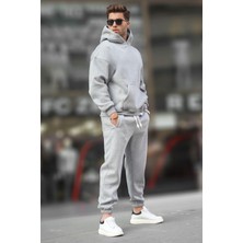 Madmext Grimelanj Kapşonlu Basic Eşofman Takımı 5925