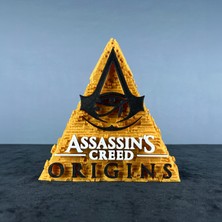 Assassin's Creed Origins Siyah Göz Logo Figür - Yüksek Kalite Figür