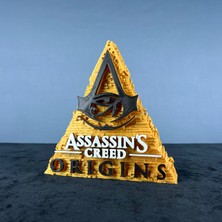 Assassin's Creed Origins Siyah Göz Logo Figür - Yüksek Kalite Figür