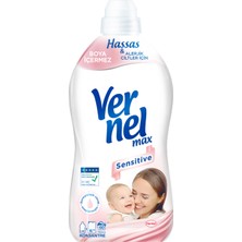 Vernel Max Konsantre Sıvı Çamaşır Yumuşatıcısı Sensitive 1440ml 60 Yıkama