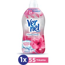 Vernel Max Konsantre Çamaşır Yumuşatıcısı 1320ml (55 Yıkama) Çiçek Ferahlığı