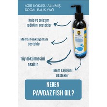 Pawdaz Fish Oil - 200  ml Deri ve Tüy Sağlığını Destekleyen Balık Yağı Omega 3-6