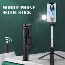 Ganbao Ddoldurma Işığı ile Kablosuz Bluetooth Selfie Sopa Tripod ile Cep Telefonu Için Gimbal Sabitleyici Huawei Iphone Ios Android Sabitleyici Cep Telefonu (Yurt Dışından)