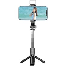 Ganbao Yeşil Işıklı Canlı Yayın Braketi Kablosuz Bluetooth Mini Tripod Genişletilebilir Monopod Yatay ve Dikey Çekim Tripod Monopod Tripod (Yurt Dışından)