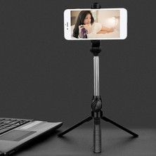 Ganbao Pembe Taşınabilir Selfie Çubuğu Tripod Katlanabilir Kablosuz Uzaktan Deklanşör Esnek Sarsıntı Önleyici Stand Uzatılabilir Kararlı Stand (Yurt Dışından)